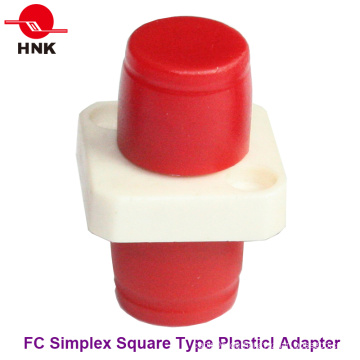FC Simplex Viereckiger Kunststoff-LWL-Adapter